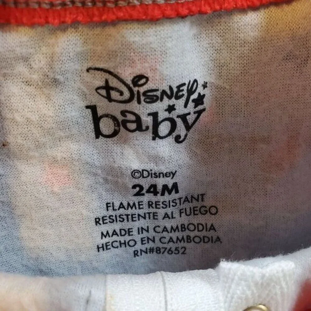 Disney Monsters Inc Blanket Sleeper Infant 24 Months NWT Sleep & Play Full Zip